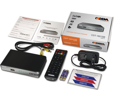 Цифровой эфирный приемник CADENA CDT-1651SB