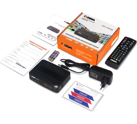 Цифровой эфирный приемник CADENA CDT-1791SB