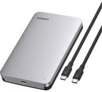 Бокс внешний для жесткого диска Ugreen CM300 2.5-Inch SATA External Hard Drive Enclosure, цвет: серый 70499
