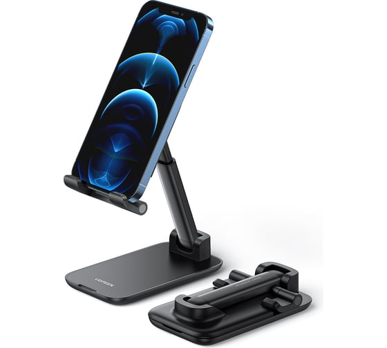 Держатель для мобильного устройства Ugreen LP373 (20435) Foldable Phone Stand. Цвет: черный 20435_ 1