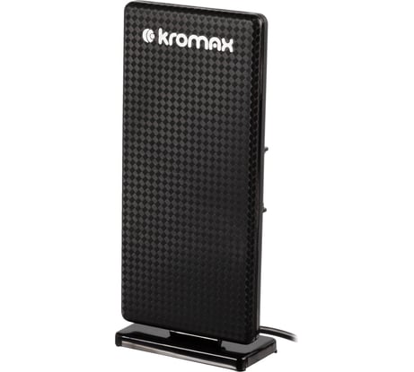 Комнатная активная TV антенна Kromax FLAT-09 black-gray 78971