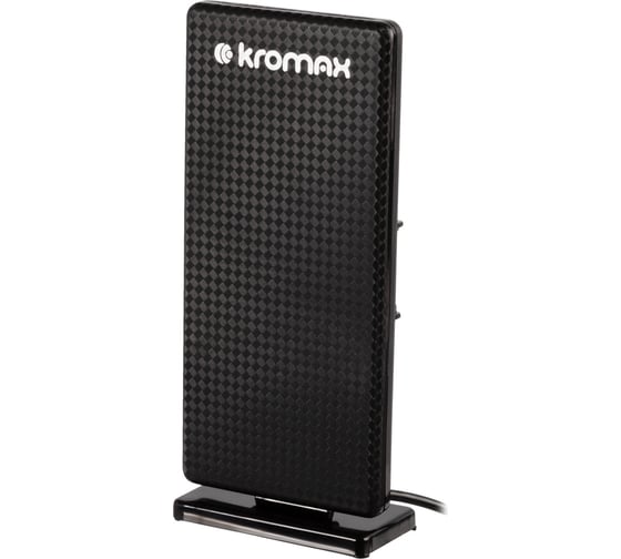 Комнатная активная TV антенна Kromax FLAT-09 black-gray 78971 1