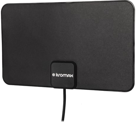 Комнатная активная TV антенна Kromax FLAT-12 black 78963
