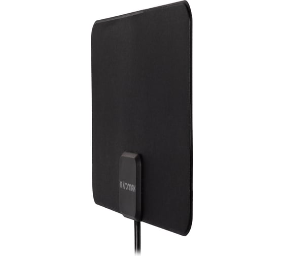 Комнатная активная TV антенна Kromax FLAT-12 black 78963