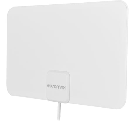 Комнатная активная TV антенна Kromax FLAT-12 white 78964