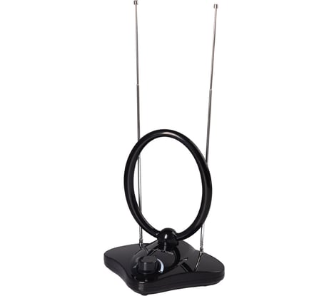 Комнатная активная TV антенна Kromax FLAT-11 black 78962