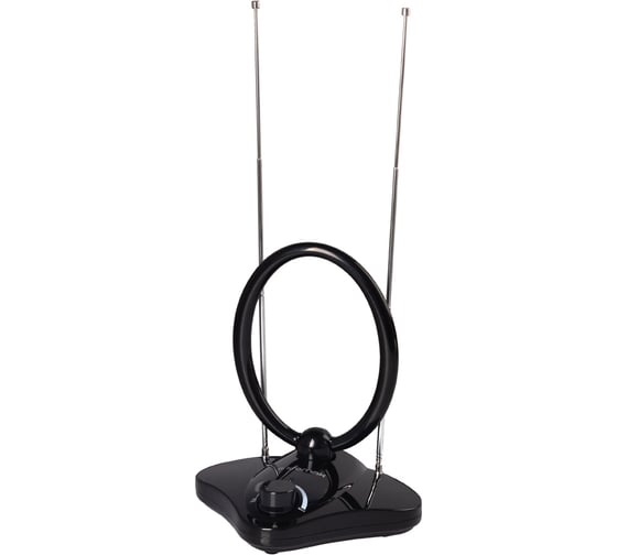 Комнатная активная TV антенна Kromax FLAT-11 black 78962