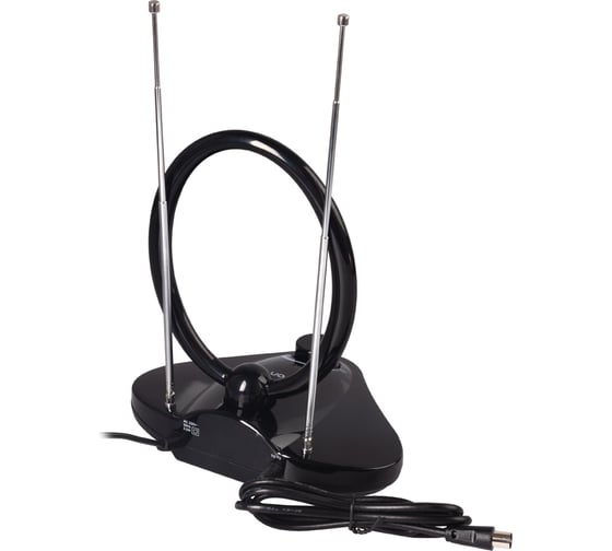 Комнатная активная TV антенна Kromax FLAT-11 black 78962