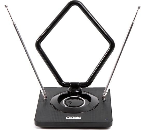Комнатная антена СИГНАЛelectronics DVB-T2 и ДМВ+МВ активная Сигнал SAI 975, с регулировкой 23394