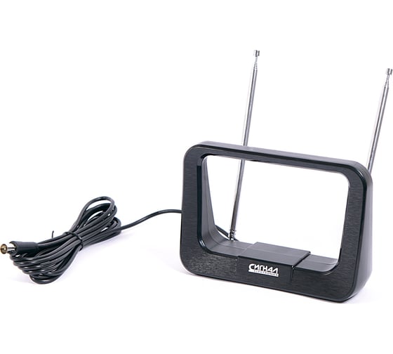 Комнатная антена СИГНАЛelectronics DVB-T2 и ДМВ+МВ активная Сигнал SAI-119 18889