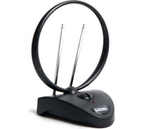 Комнатная антена СИГНАЛelectronics DVB-T2 и ДМВ+МВ активная Сигнал SAI 208 23391