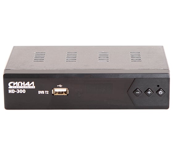 Эфирный цифровой ресивер СИГНАЛelectronics DVB-T2 HD HD-300 металл, DOLBY DIGITAL,17300