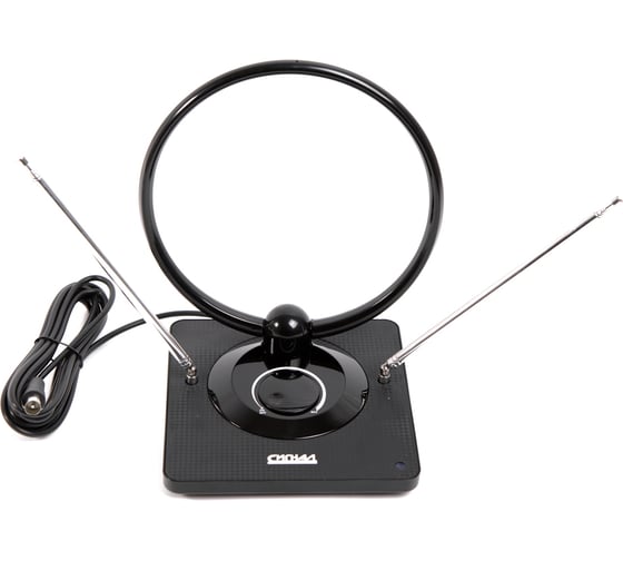 Комнатная антена СИГНАЛelectronics DVB-T2 и ДМВ+МВ активная Сигнал SAI 963 23393