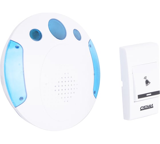 Беспроводной звонок СИГНАЛelectronics D8200 DC, со светодиодом, 15007