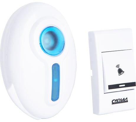 Беспроводной звонок СИГНАЛelectronics D8620 DC, от батареи АА*2 (не в комплекте) 15004