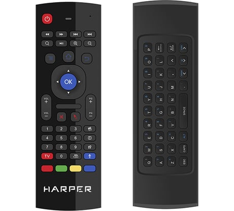 Беспроводная аэромышь клавиатура пульт HARPER KBWL-030 для СМАРТ ТВ H00002258
