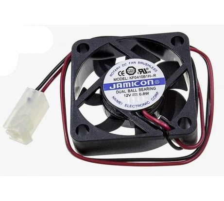 Вентилятор JAMICON KF0410B1H--R (KF0410B1H-012-243R) (6000RPM)12V/0, 07A (40x40x10) B(подшипник) CFM6, 42/dBA26, 4, провод С00040244