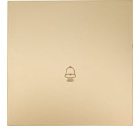 Кнопка звонка Lezard ZIMA золото безвинтовой зажим/клемма 704-3688-103QC