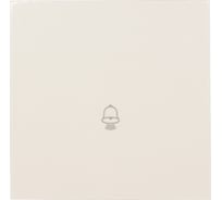 Кнопка звонка Lezard ZIMA слоновая кость безвинтовой зажим/клемма 704-9088-103QC