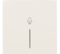 Кнопка звонка Lezard ZIMA с подсветкой слоновая кость безвинтовой зажим/клемма 704-9088-108QC