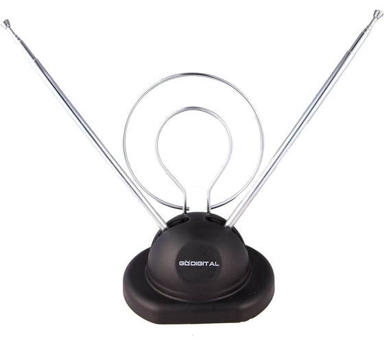 Комнатная антенна GoDigital YB1-002 "Усы", МВ/ДМВ