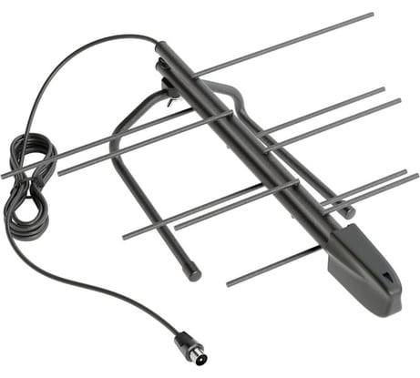 Антенна комнатная РЭМО BAS-5133-5V Меркурий 3.0 (активная, 5V, ДМВ, без б/п, 17 дБи, пакет) 17872