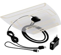 Антенна комнатная РЭМО BAS-5122-USB ASTRA (активная, ДМВ, с б/п, 37 дБи, коробка) 28340