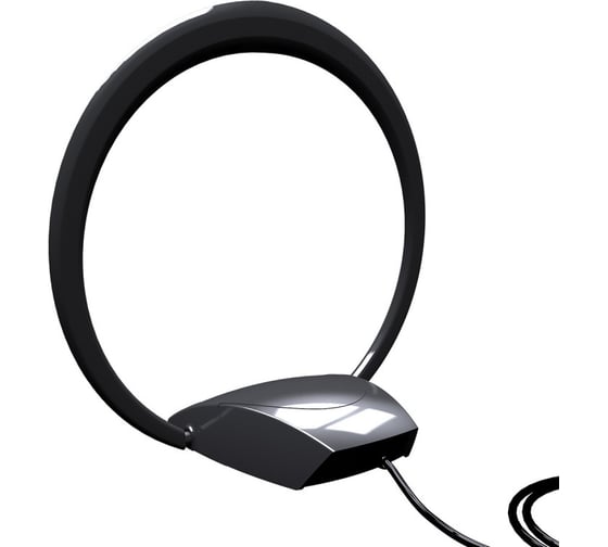 Антенна комнатная РЭМО BAS-5150-USB (активная, 5V, ДМВ, с б/п, 33 дБи, коробка) 23398