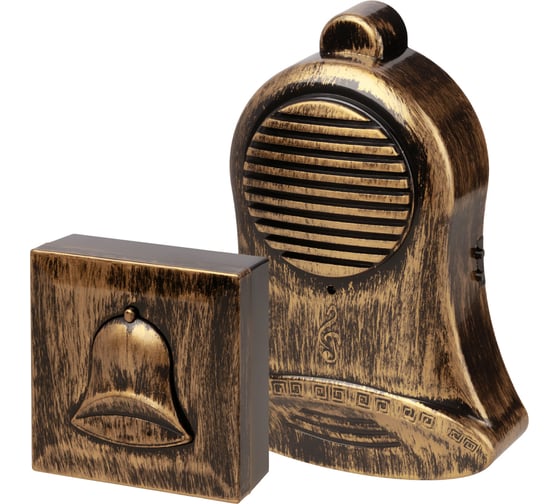 Звонок TDM ELECTRIC ЗББ-11/5-32М бронза, беспроводной, на батарейках SQ1901-0029