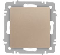 Кнопка Intro Accent 610904, 10А250В, IP20, СУ, шампань Б0063610