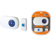 Звонок TDM ELECTRIC ЗББ-11/6-MP3 беспроводной, на батарейках, 300м, mp3 SQ1901-0034