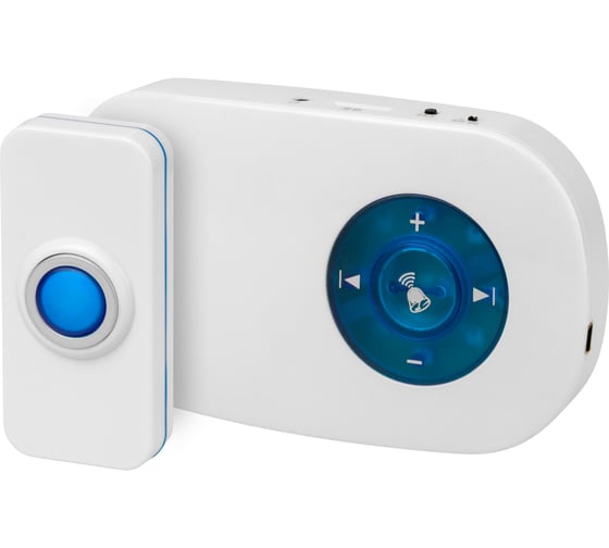 Звонок TDM ELECTRIC ЗББ-11/6-MP3 беспроводной, на батарейках, 300м, mp3 SQ1901-0034