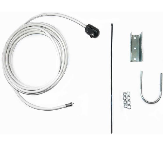 Антенна уличная Дельта Н117АF 5V (активная, DVB-T2, без б/п, 28-30 дБ, коробка) 15145