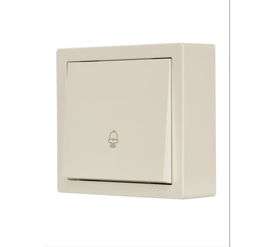 Кнопка звонка Lezard LETO крем 752-0300-103