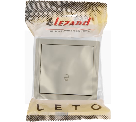 Кнопка звонка Lezard LETO крем 752-0300-103