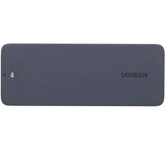 Бокс внешний для жесткого диска UGREEN CM777 25665 M.2 NVMe SATA SSD Enclosure 20Gbps, серый космос 25665_