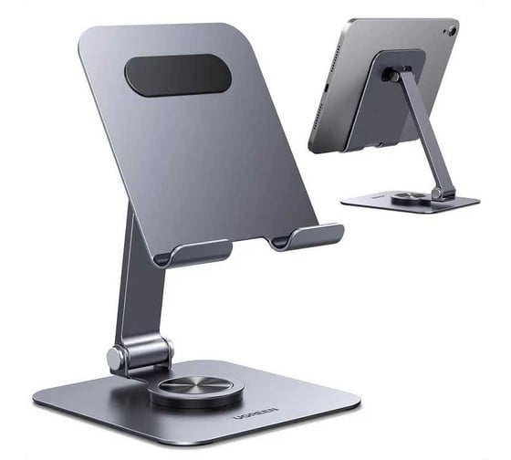Подставка складная UGREEN LP894 45860 Swivel Foldable Multi-Angle Tablet Stand. Цвет: серый космос 45860_
