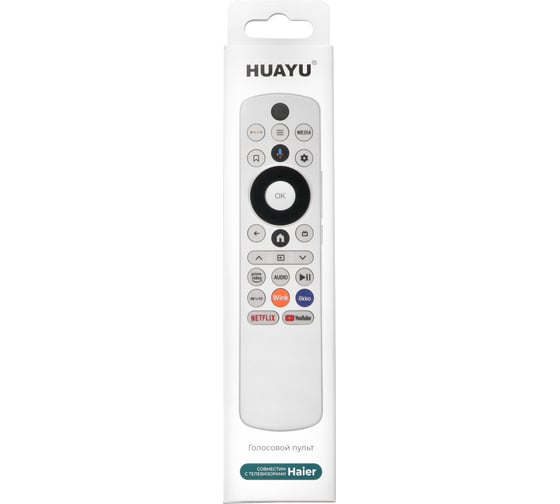 Пульт Huayu HTR-U33R WINK с голосовой функцией для телевизора Haier HBT096