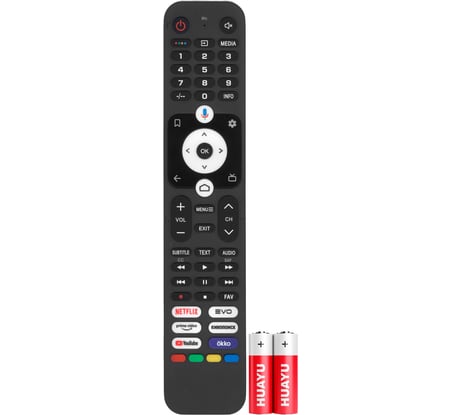 Пульт Huayu HTR-U32R с голосовой функцией для телевизора Haier, Candy HBT031