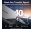 Корпус для SSD VENTION USB 4.0 Type-C M.2 NVMe Серый KPZH0 5
