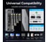 Корпус для SSD VENTION USB 4.0 Type-C M.2 NVMe Серый KPZH0 9