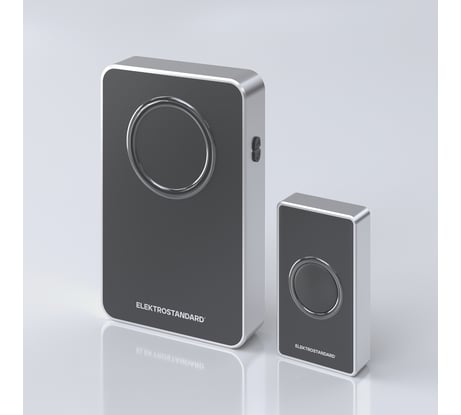 Электрический звонок Elektrostandard DBQ27M WL 38M IP20, бытовой, дверной, черный/серебро a055696