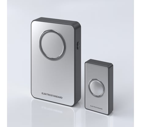 Электрический звонок Elektrostandard DBQ27M WL 38M IP20 бытовой дверной Серебро Чёрный a055697