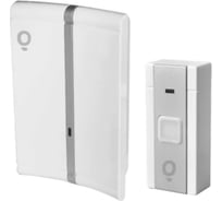 Цифровой звонок FL-LED FL- AG-9622K/DC 2x1.5V(AA), 434MHz, 80-120m, 36 мелодий, 2 уровня громкости, LED индикатор, WT/SI614391