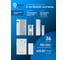 Цифровой звонок FL-LED FL- AG-9613K/DC 3x1.5V(AAA), 434MHz, 80-120m, 36 мелодий, 3 уровня громкости, LED индикатор, WT/SI614414 4