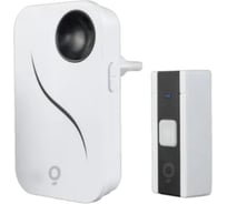 Цифровой звонок FL-LED FL- AG-9643K/AC220V евровилка, 434MHz, 80-120m, 36 мелодий, 3 уровня громкости,LED индикатор, WT/BK 614261