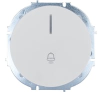 Кнопка звонка с подсветкой белый Lezard OSEN 743-0288-108