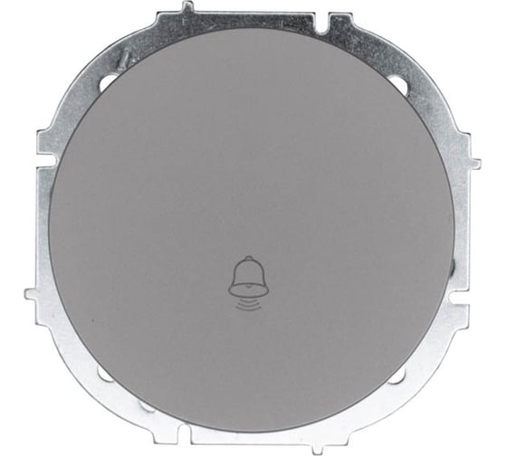 Кнопка звонка Lezard OSEN серый матовый 743-7488-103 1