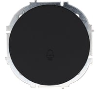 Кнопка звонка чёрный бархат Lezard OSEN 743-4288-103