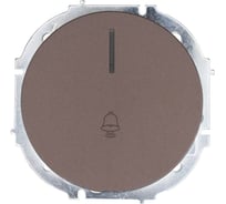 Кнопка звонка с подсветкой шоколад Lezard OSEN 743-7388-108